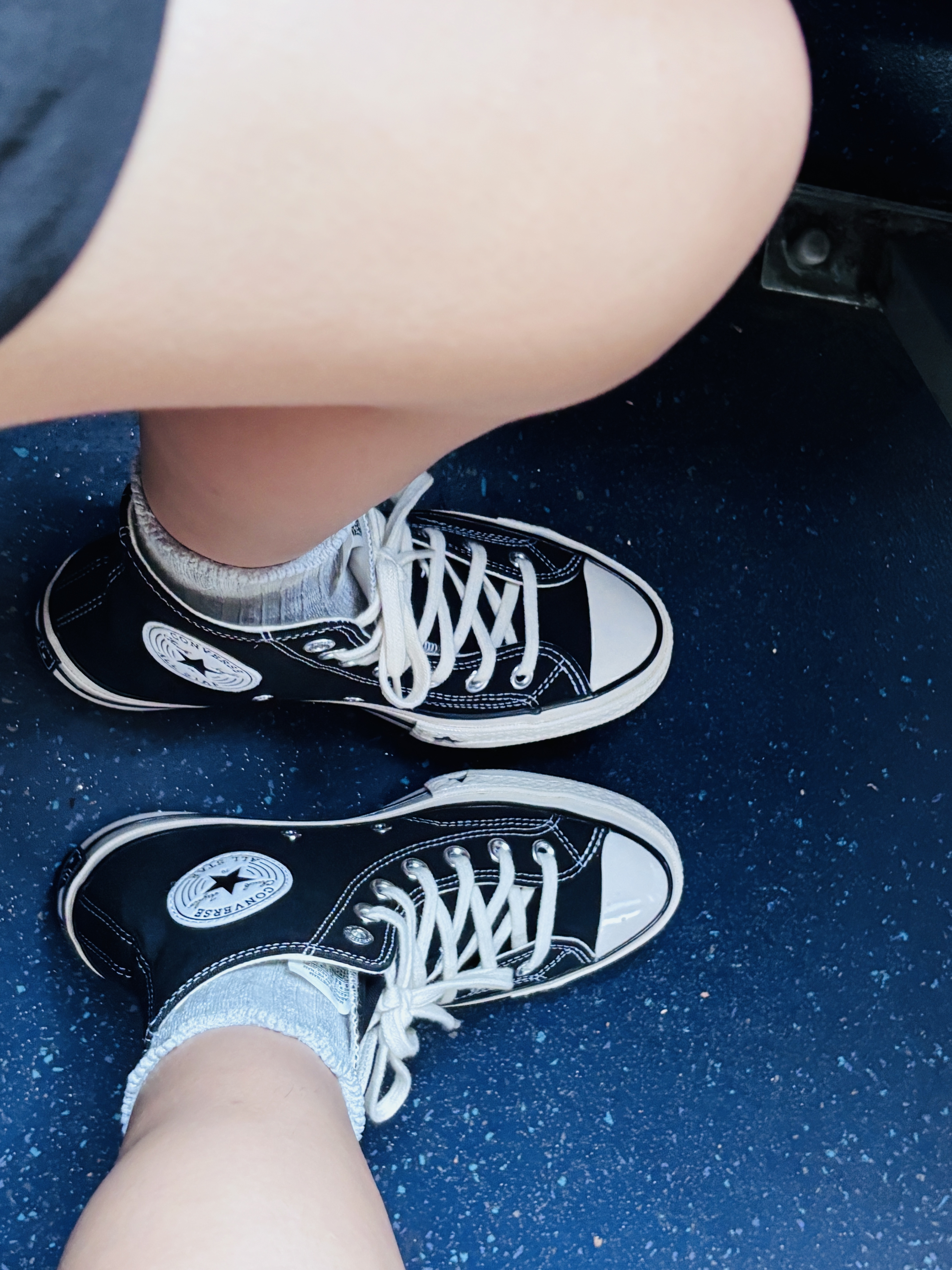 匡威（Converse）【Karina同款】1970 CHUCK 70 X新品运动帆布鞋黑色A24225C 黑色 37 实拍图