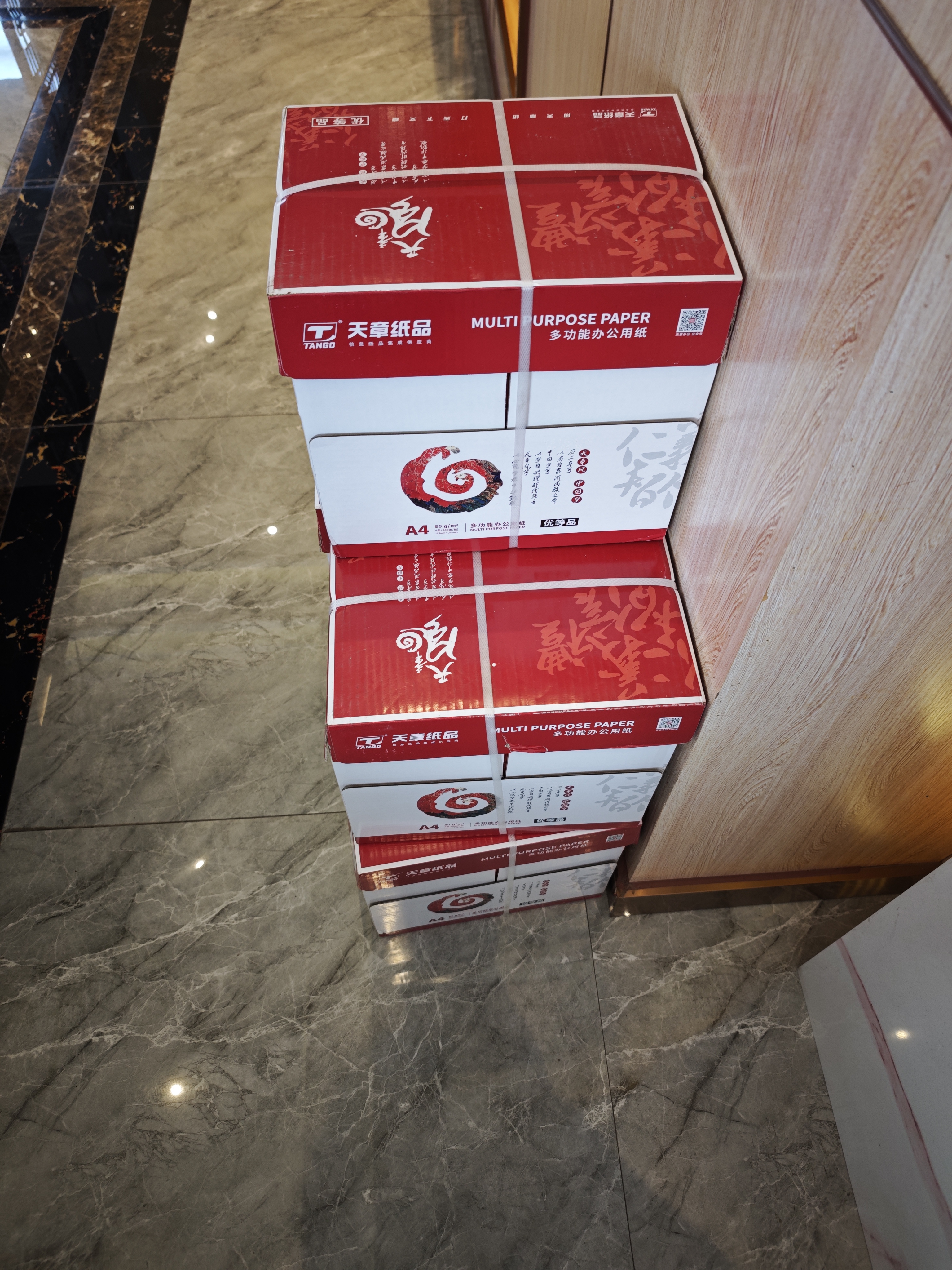 天章 （TANGO）天章风A4打印纸80g500张*5包【可靠品质】双面打印复印纸顺滑畅打高性价比整箱2500张 实拍图
