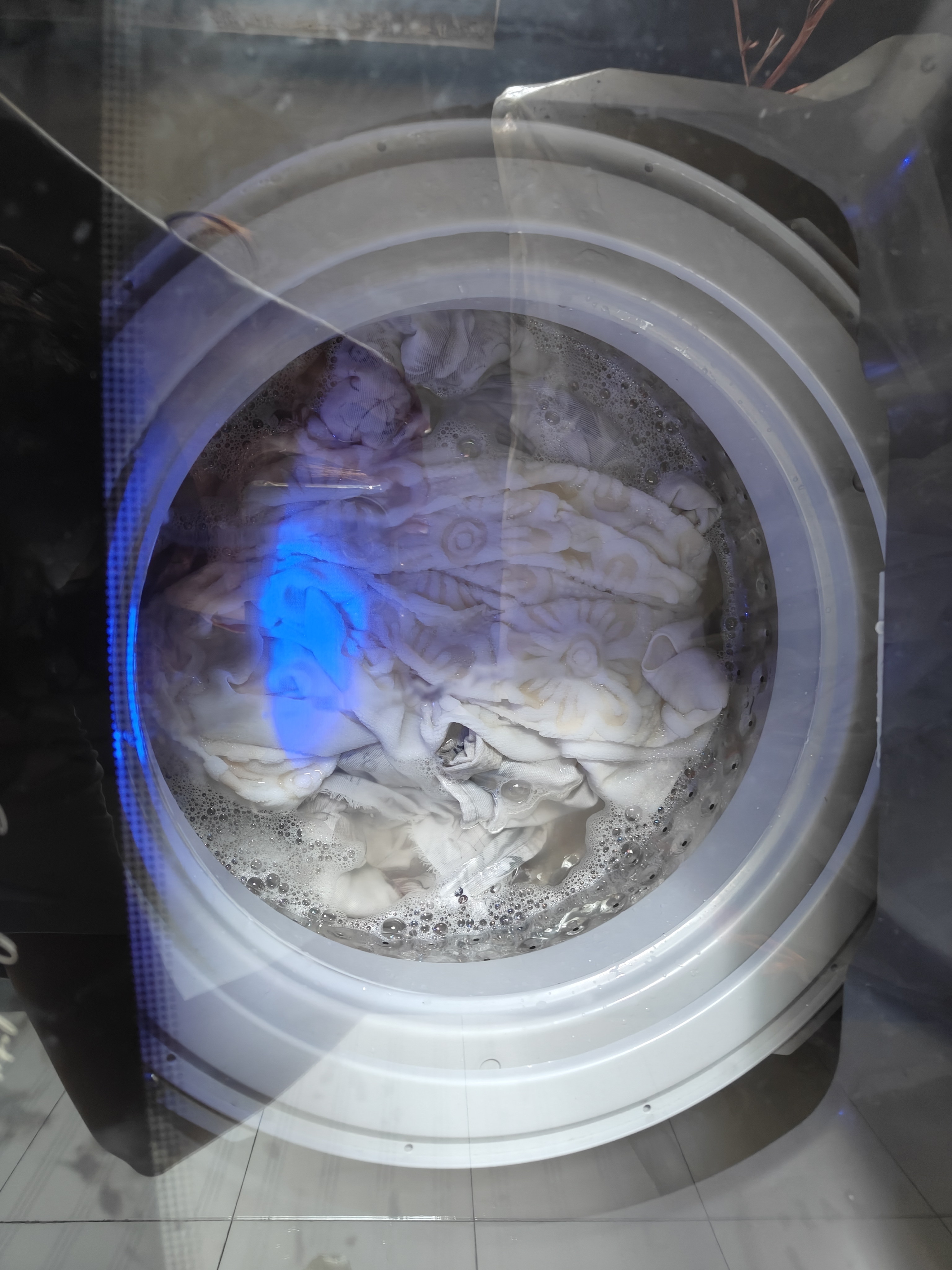 扬子【政府补贴15%】洗衣机全自动一级能效 家用大容量洗烘一体波轮 以旧换新出租房宿舍神器 18KG【容量升级】蓝光风干+玻璃盖+品质电机 波轮 实拍图