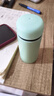 【全网爆款】迷你口袋保温杯304不锈钢水杯便携可爱水杯女生 淡青色 150ml 实拍图