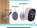 EAKUN 免插电摄像头无线无需连wifi监控器360度无死角家用门口楼用室内电池无充电无需网络不插电源 4G流量版-无网无电专用-30天录像回看 实拍图