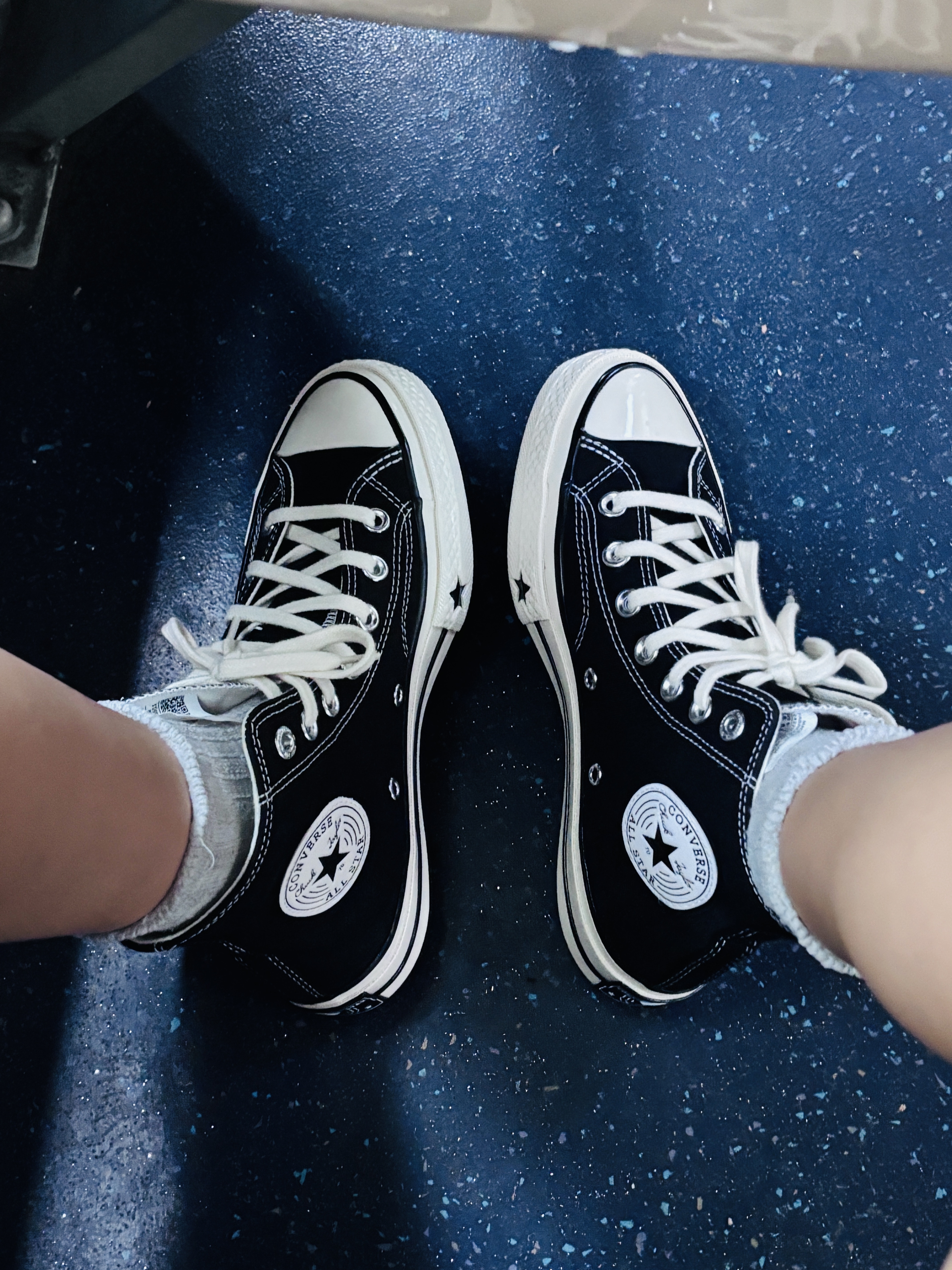 匡威（Converse）【Karina同款】1970 CHUCK 70 X新品运动帆布鞋黑色A24225C 黑色 37 实拍图