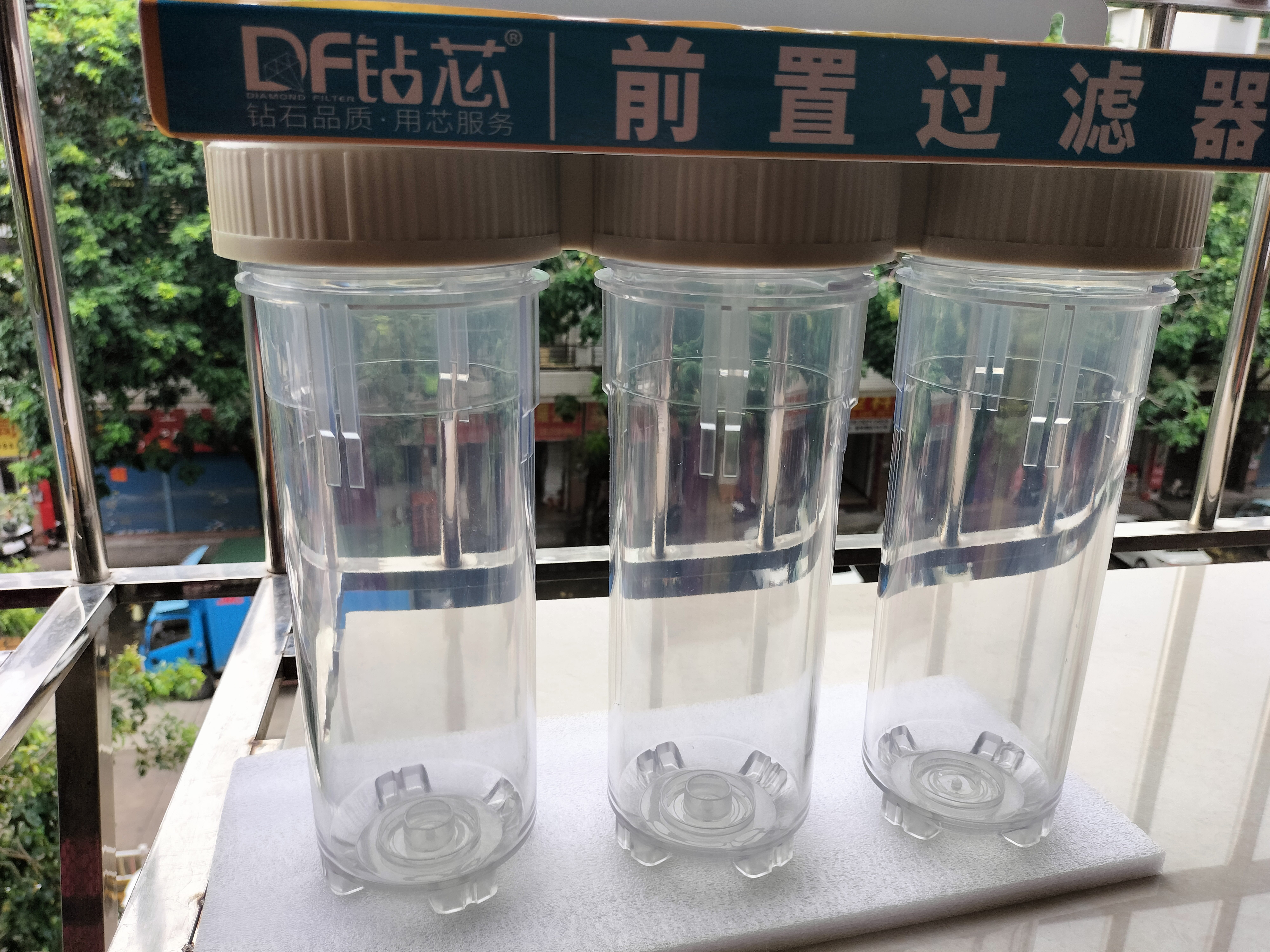钻芯 净水器家用自来水前置过滤器厨房厨下式净水机 前置过滤器【无滤芯】4分进水 实拍图