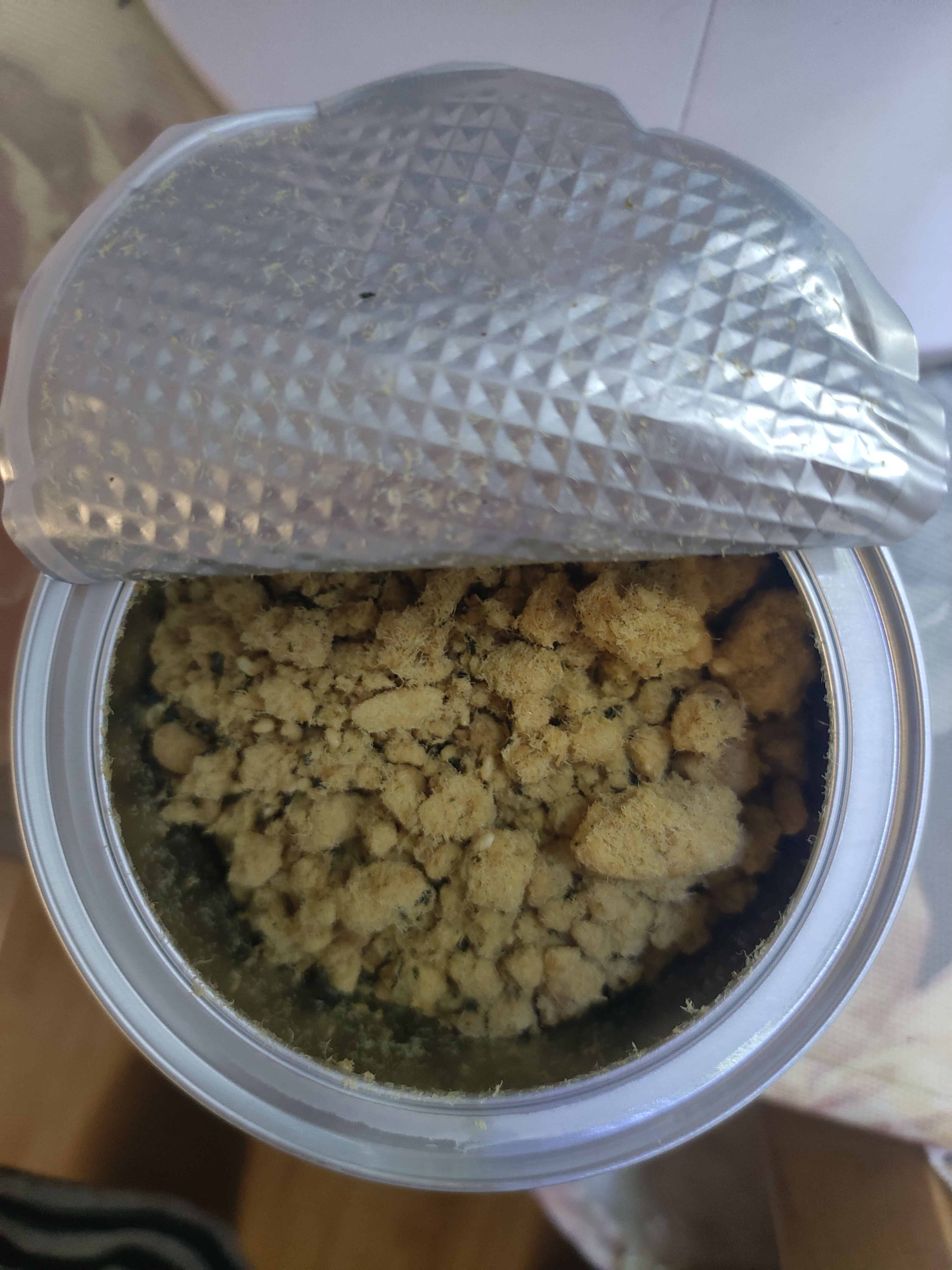 秋田满满DHA高钙高铁海苔碎114g+高铁猪肉松80g儿童拌饭料享宝宝辅食谱 实拍图