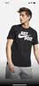耐克(NIKE)春夏男短袖T恤 纯棉 运动休闲 经典简约 AR5007-011 黑色L 实拍图