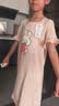 笛莎（DEESHA）【7A抑菌】女童睡裙公主风小女孩纯棉夏季薄款透气中大童连衣裙 实拍图