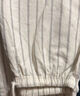 优衣库麻混纺舒适长裤常规款女装条纹休闲裤裤子26春夏新款483903 01 乳白色 M 实拍图