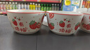 陶瓷新款可爱釉下彩高颜值ins风饭碗陶瓷餐具家用陶瓷饭碗 4.5英寸清新水果碗3只装【花色随机】 实拍图