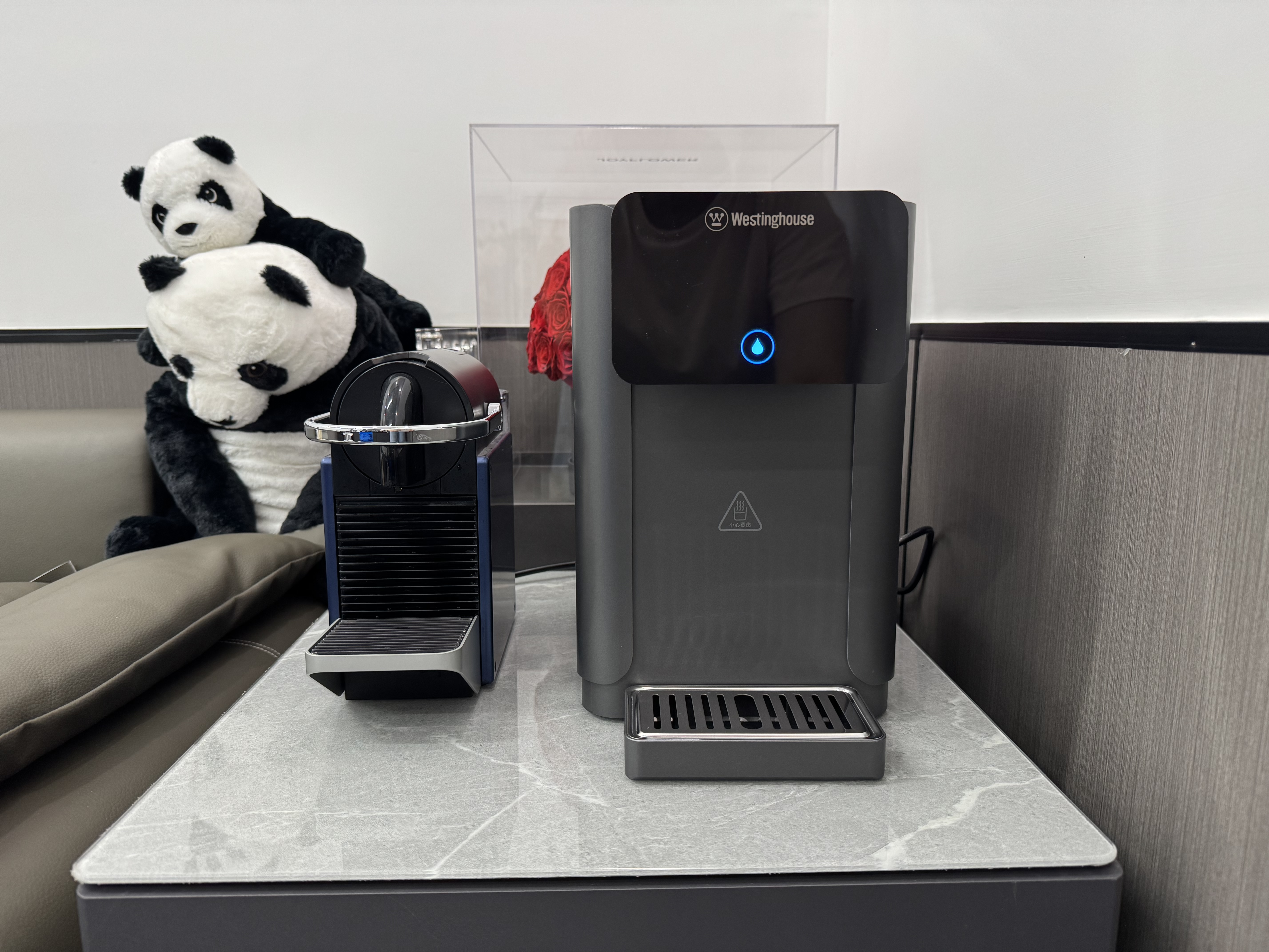 西屋（Westinghouse）即热饮水机小型饮水机家用 制冷速热办公台式客厅即热饮水机 W4S冷热冲泡奶机水壶 实拍图