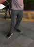 热风（Hotwind）男鞋春季新款男士网面鞋时尚休闲运动跑步鞋老人健步男鞋 01黑色 40 偏大半码 实拍图