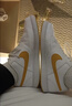 耐克（NIKE）NIKE板鞋男子复古缓震COURT VISION运动鞋HF1744-100大学金44 实拍图