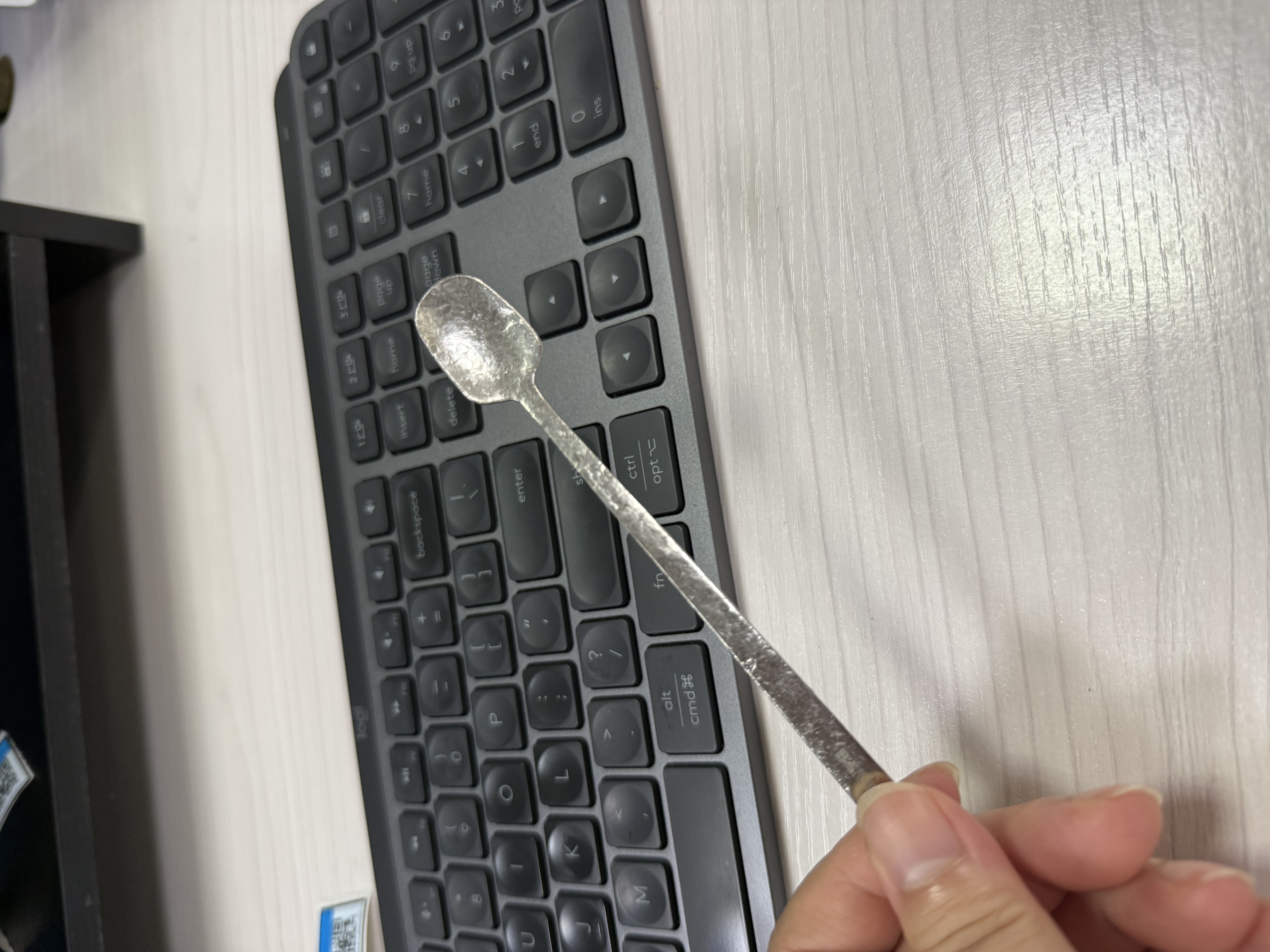 半物生活纯钛咖啡勺搅拌勺精致蜂蜜甜品雪糕勺抗菌家用酸奶勺蛋糕勺小勺子 实拍图