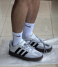 adidas「T头鞋」BARREDA休闲板鞋德训鞋男女阿迪达斯官方轻运动   灰色/黑色/树脂黄   43 实拍图