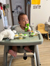HUAERLE宝宝餐椅家用同款肯德基婴儿餐椅6个月以上吃饭桌二合一儿童椅子 豪华款【青色餐盘+坐垫+轮子】 实拍图