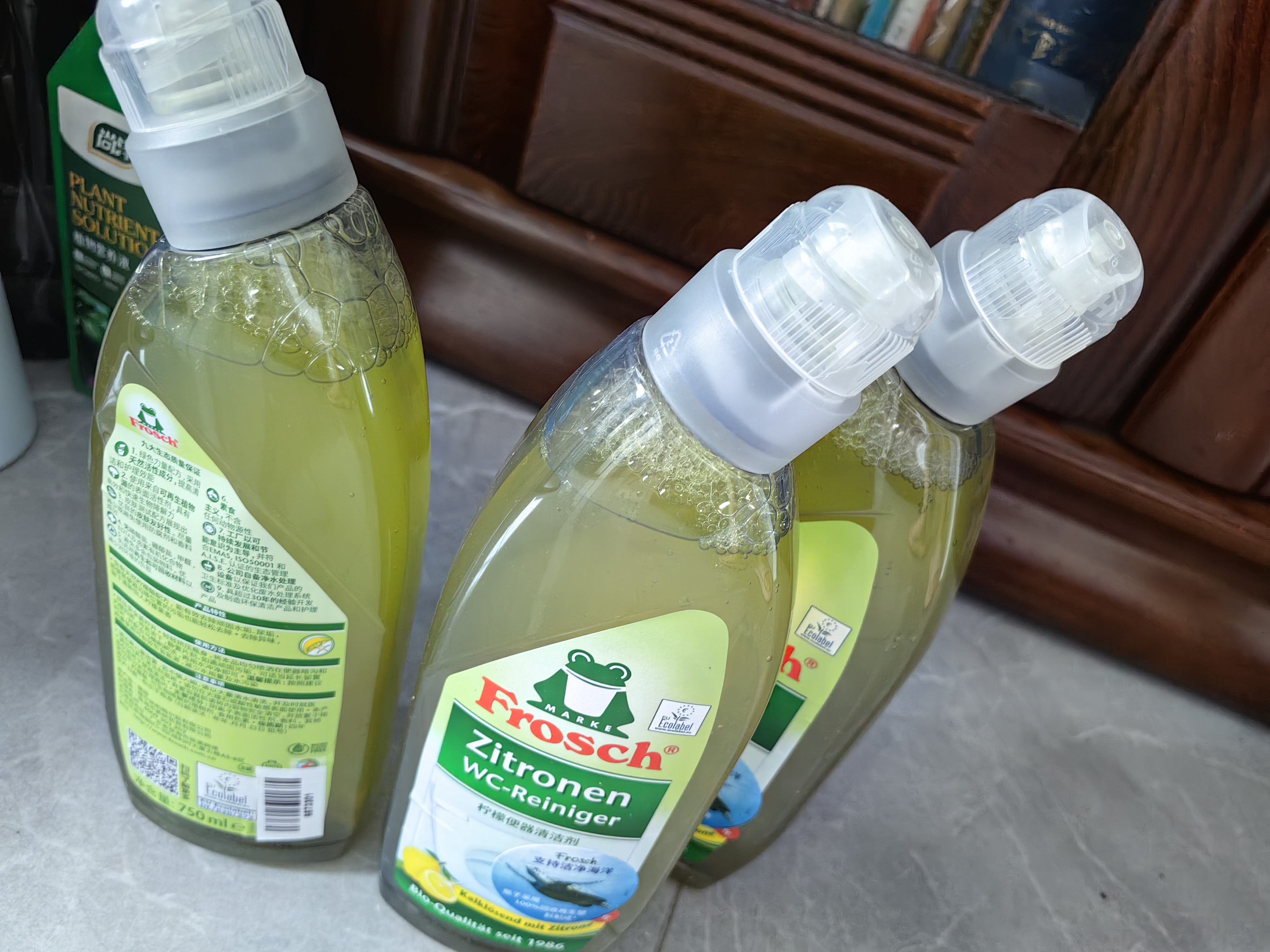 Frosch柠檬清香型 洁厕灵 清洁剂750ml*3  洁厕液马桶清洁 德国原装进口 实拍图