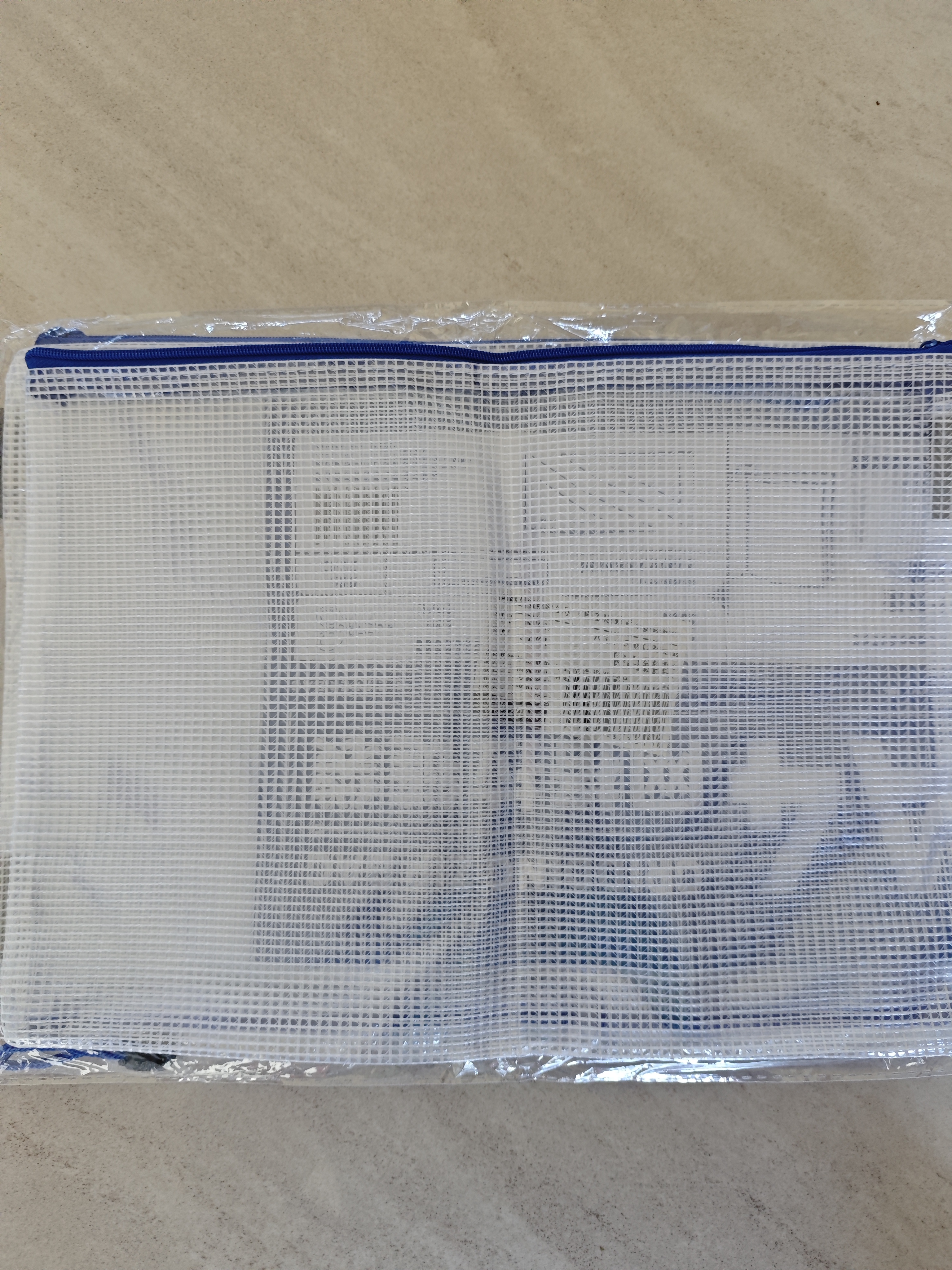 金蝶（kingdee）A4文具袋收纳袋拉链科目袋透明学科袋文件袋分类袋学生袋资料袋试卷作业袋防水网格办公票据 实拍图