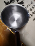 热油小锅泼油锅加厚不锈钢木柄防烫带刻度双倒流口不挂油无涂层 【木柄】爆款300ml 实拍图