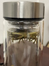 希诺双层抗菌玻璃杯办公车载水杯男高档泡茶杯子教师节礼物XN-9607K 实拍图