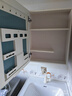恒洁（HEGII）浴室柜E0陶瓷一体盆洗脸盆组合小户型BC2500(BM2108S-50Q4流云白W 实拍图
