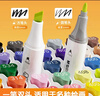 晨光（M&G）文具36色食品级水性马克笔儿童学生水彩笔画笔粗细双头三角杆可水洗生日毕业礼物APMT80C7 实拍图