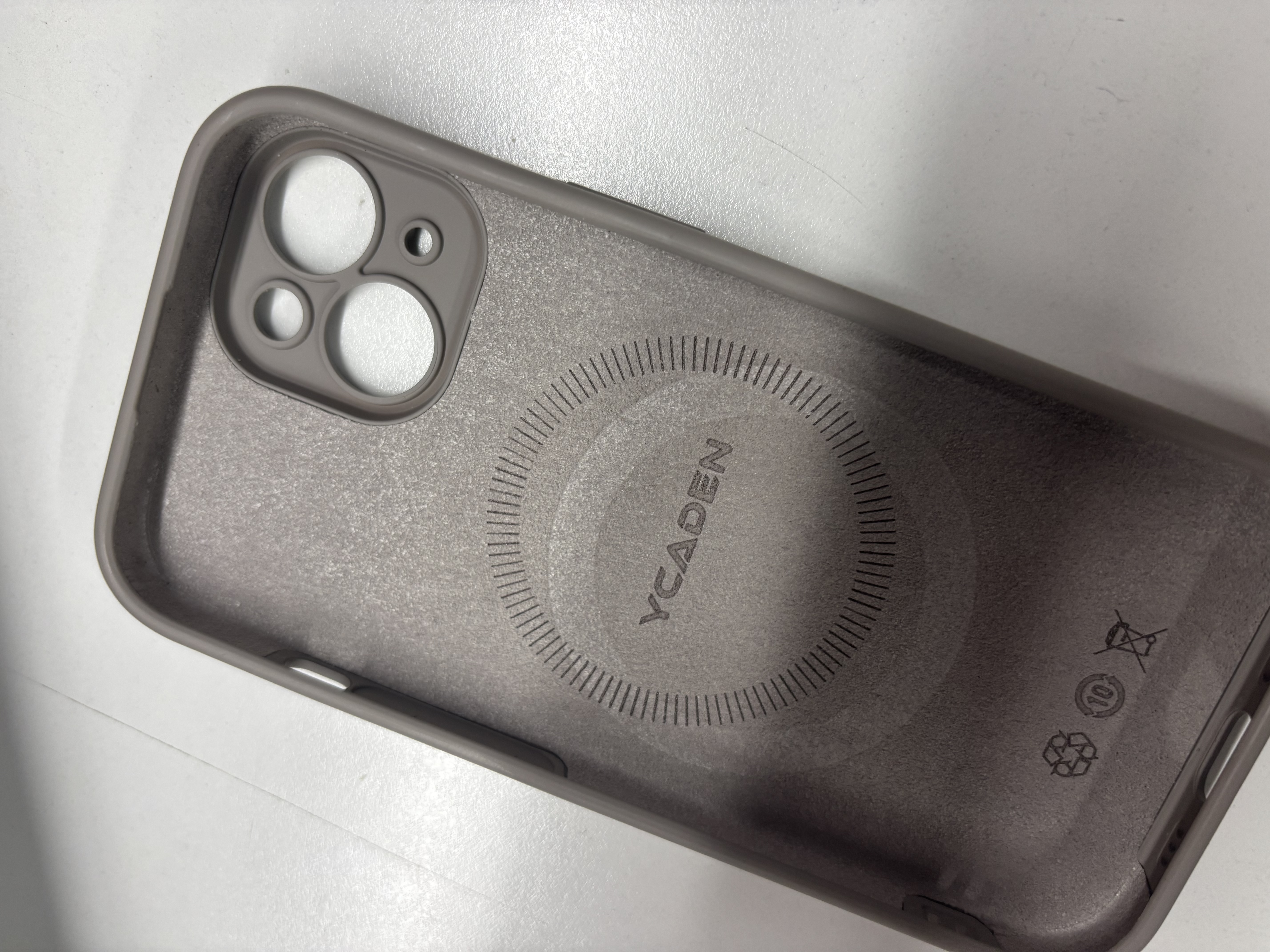 奶小鸭（NEYAA）适用苹果15手机壳 iphone15保护套镜头全包超薄Magsafe磁吸充电液态硅胶防摔简约男女款 钛原色 实拍图