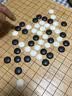 得力（deli）五子棋围棋中国象棋三合一套装楠竹双面棋盘仿玉棋子父亲节礼物 实拍图
