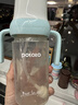 小土豆（potato）儿童水杯大宝宝吸管奶瓶PP水杯9个月以上带重力球 300ml春樱粉 实拍图