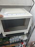 美的（Midea）小滋味2.0微烤炸一体机 彩膜触控变频平板顶部烤管热风微波炉电烤箱空气炸一体2026新款F15 实拍图