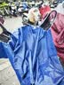 雨航（YUHANG）电动车雨衣电动车专用电瓶车雨披带镜套蓝色3XL 实拍图