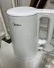 美的（Midea）电热水壶食品级304不锈钢自动断电双层防烫全钢无缝1.5L容量 MK-HJ1566 实拍图
