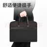 得力（deli）公文包加厚扩容商务公文包男女职业事务包电脑包文件资料收纳包会议手提包袋拉链袋 黑色63751A 实拍图