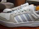 adidas「T头鞋」VL COURT 2.0复古休闲板鞋德训鞋阿迪达斯轻运动 汉玉白/蓝色/金色 (推荐女生买小半码)   36 实拍图