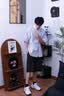 李宁红糖丨经典休闲鞋男子减震回弹复古轻量柔软运动鞋老爹鞋AGCV127 实拍图