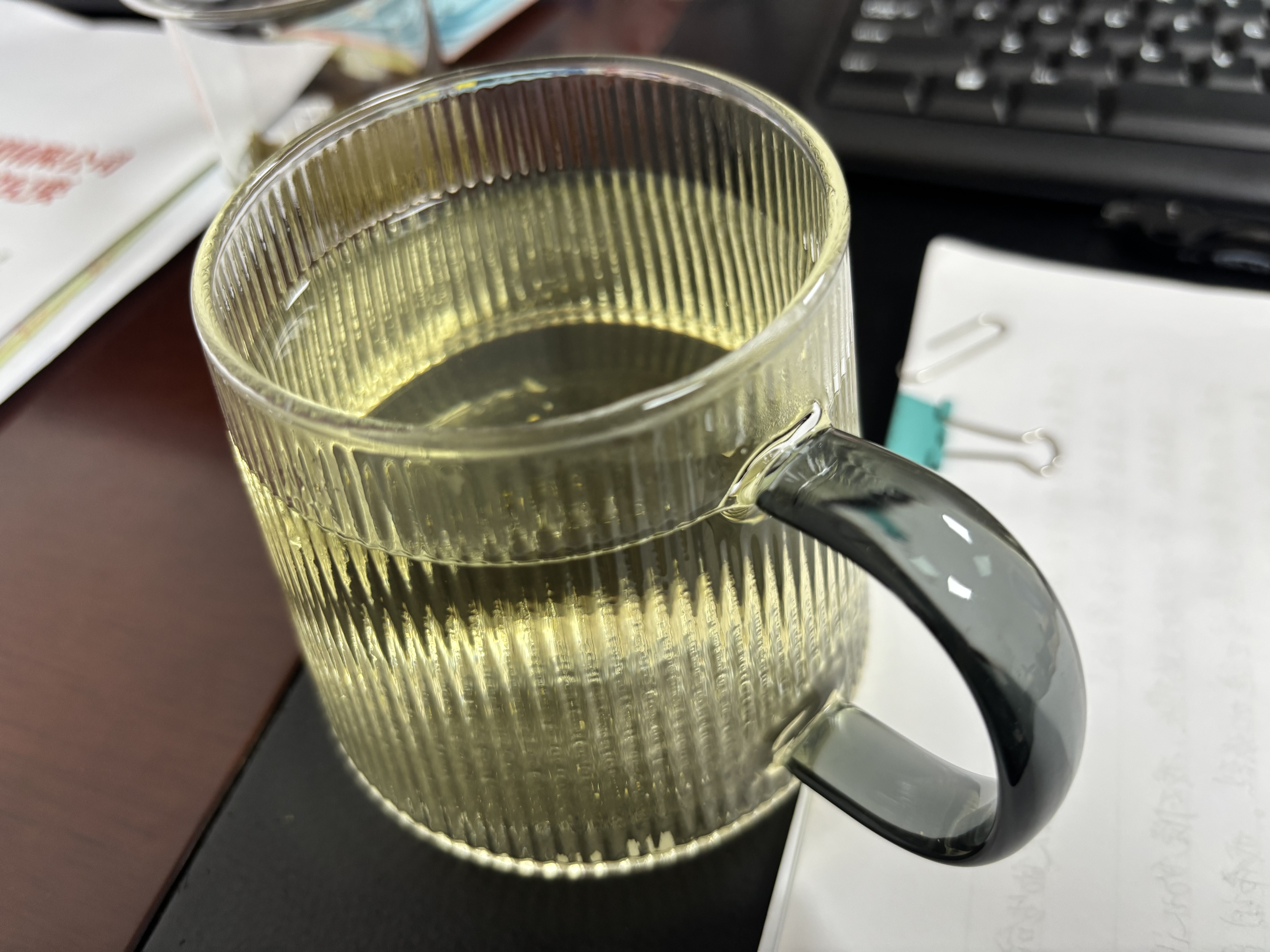TEAHUE玻璃茶杯茶水分离杯女士个人专用办公室茶具水杯泡茶杯子 实拍图