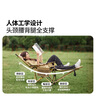 牧高笛（MOBIGARDEN）乐享躺椅 户外露营午休折叠床自带头枕折叠椅 NX23665040 细沙黄 实拍图