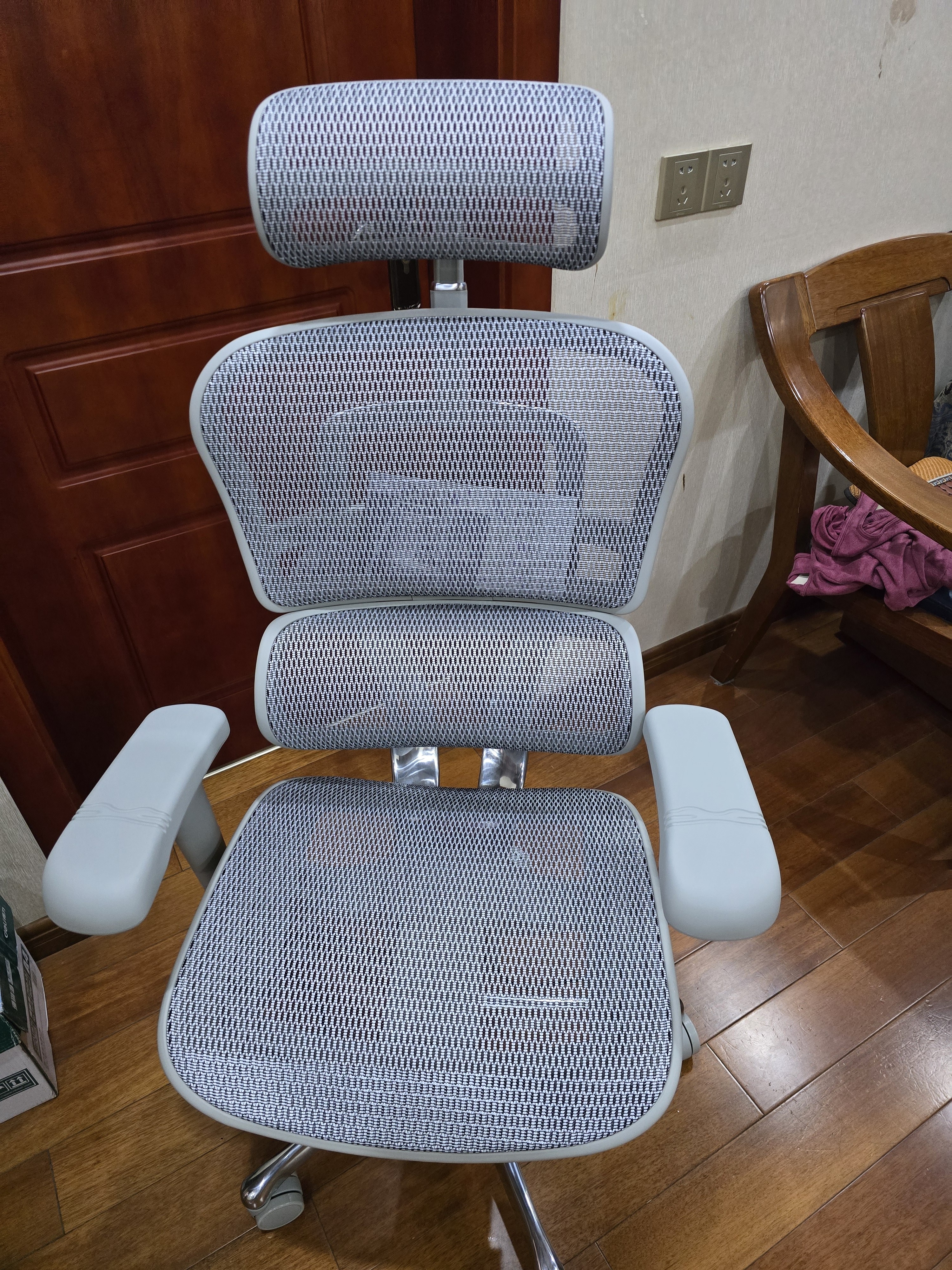 Ergonor保友金豪b雄鹰 人体工学椅护腰办公椅子电脑椅电竞椅 银白网 实拍图