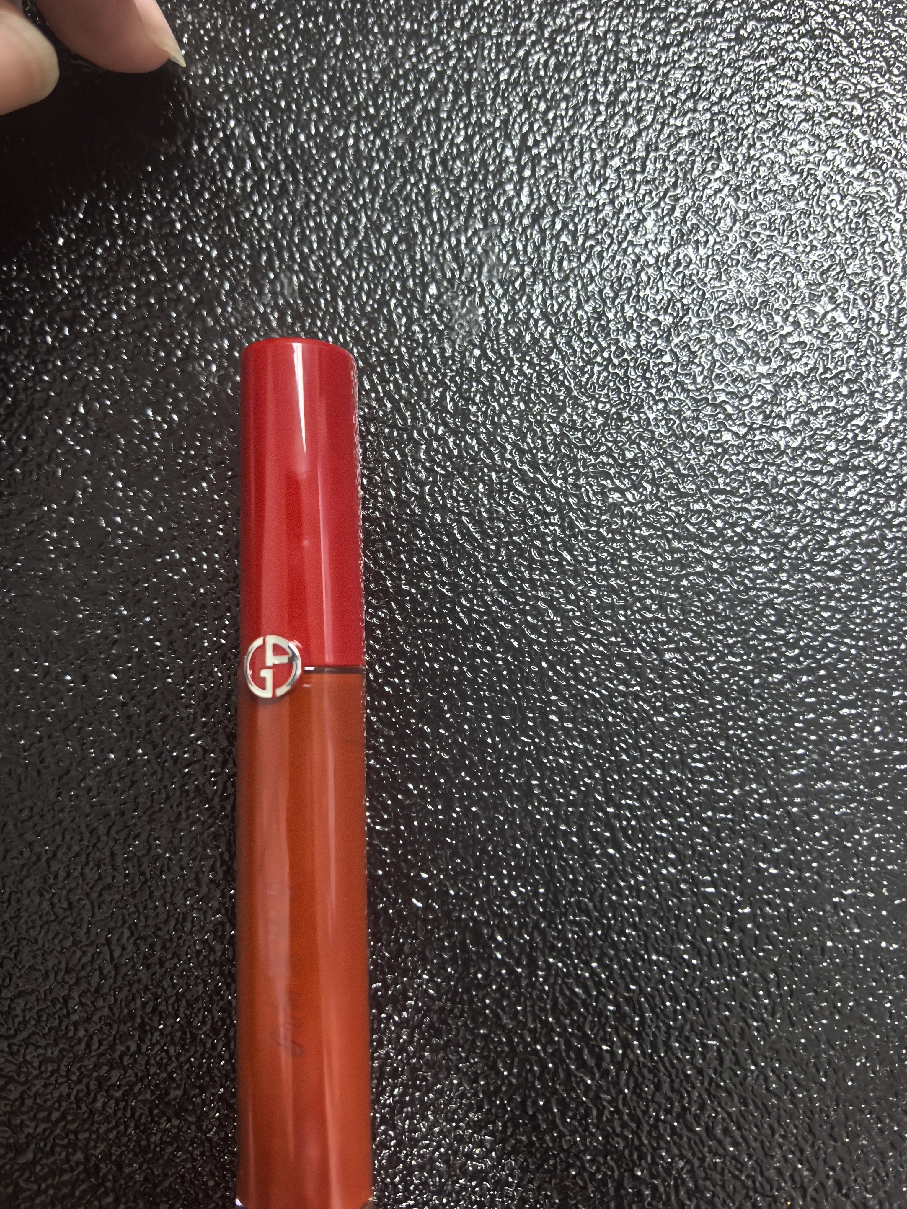 阿玛尼（ARMANI）传奇红管唇釉#405番茄红6.5ml丝绒哑光口红 生日礼物送女友 实拍图