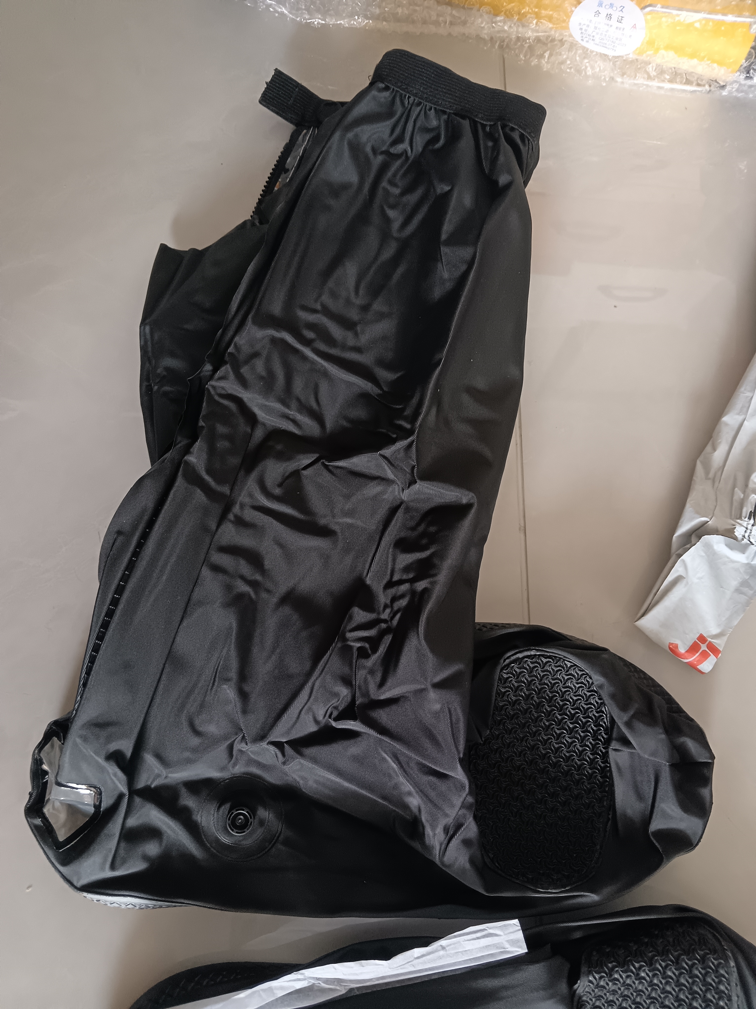 赛羽（SCOYCO）防台风暴雨摩托车骑行机车骑士防水套防雨脚套外穿雨鞋套雨季 实拍图