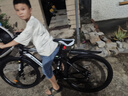 金武端自行车成人山地车公路赛车单车骑行变速超轻越野中学生初中青少年 辐条-黑白色【整车发货免调试】 26寸21速 实拍图