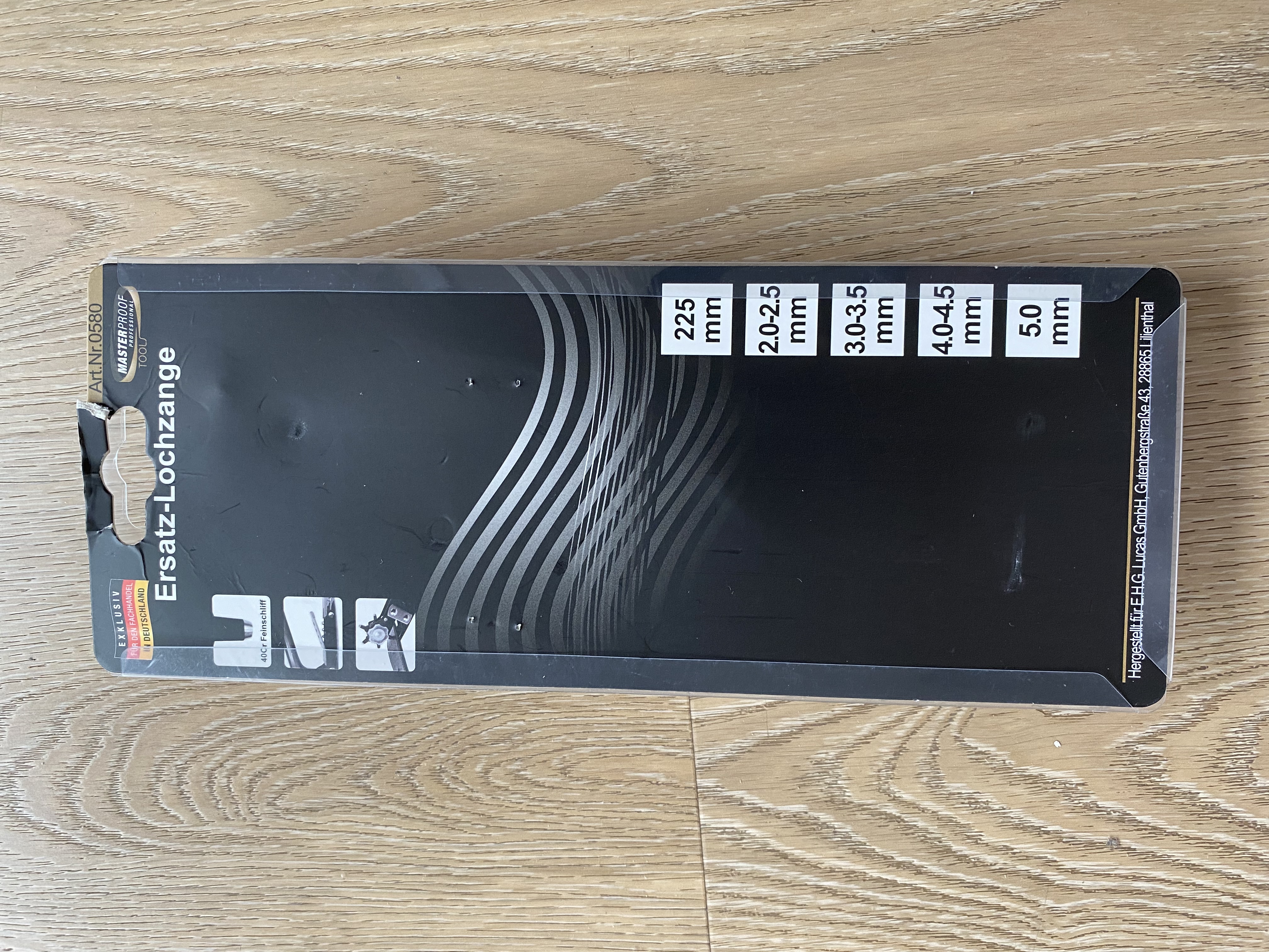 麦思德（MASTERPROOF）皮带打孔器腰带打孔器专业可换头打孔钳万能打眼神器皮带开孔圆孔 实拍图