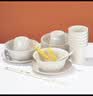 优奥一次性餐具套装20人份5件套碗杯子盘子勺子筷子免洗聚餐食品级 实拍图