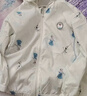 巴拉巴拉童装儿童防晒衣夏装男童女童衣服连帽时尚萌艾莎宝宝皮肤衣UPF50+ 白蓝色调00318 90 实拍图