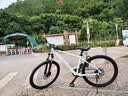 千里达26款M985ELITE山地自行车禧玛诺21速油压碟刹学生成人通勤单车 云帆白- 21速 27.5*17寸 推荐:170-190cm左右 实拍图