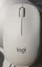 罗技（Logitech）M221 轻音鼠标 无线鼠标 办公鼠标 对称鼠标 带无线微型接收器 米白色 实拍图