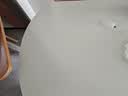 源氏木语x维莎系列实木伸缩餐桌可变圆桌小户型家用折叠圆形岩板饭桌 【4】1.4m餐桌+M07X03圆弧椅*4 实拍图