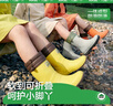 Kocotreekk树儿童雨鞋防滑轻便男女孩长筒靴宝宝雨靴小学生上学专用水鞋 实拍图