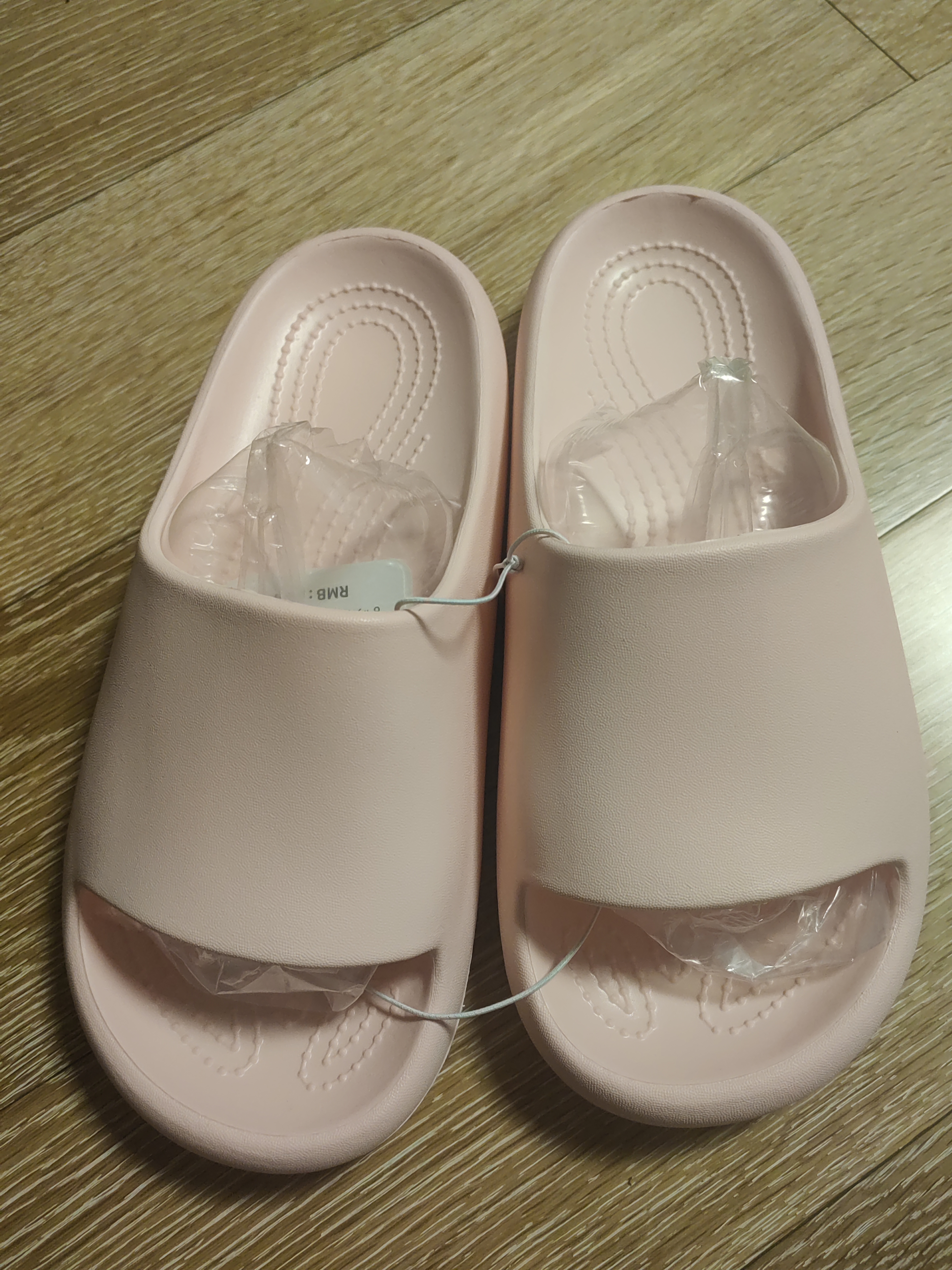 朴西2026 新款男女夏季家居拖鞋防滑踩屎感EVA防臭凉拖 樱花粉 39-40 实拍图