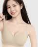 欧迪芬（Ordifen）内衣女无痕小胸显大聚拢防下垂遮副乳上托性感软支撑春夏薄款文胸 粉底肤 M 【34/75ABC 建议体重95-105斤】 实拍图