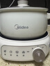 美的（Midea）电煮锅 电火锅 电热锅 电炒锅 分体式可拆洗 2.6L小电锅 学生宿舍多功能锅泡面锅 XZC2088S 配蒸笼 实拍图