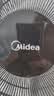 美的（Midea）【加大网罩】七叶轻音柔风电风扇/家用省电落地扇/小型台式电扇/广角摇头大风力宿舍风扇 SAE35CA1 实拍图